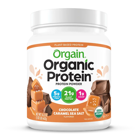 Organic Protein™ Plant Based Protein Powder - Chocolate Caramel Sea Salt