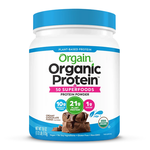 Organic Protein™ & Superfoods Plant Based Protein Powder - Creamy Chocolate Fudge