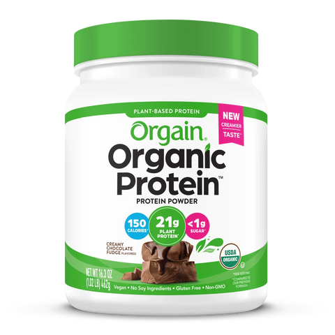Organic Protein™ Plant Based Protein Powder - Creamy Chocolate Fudge