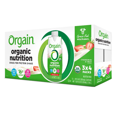 Organic Nutrition Shake - Strawberries & Cream