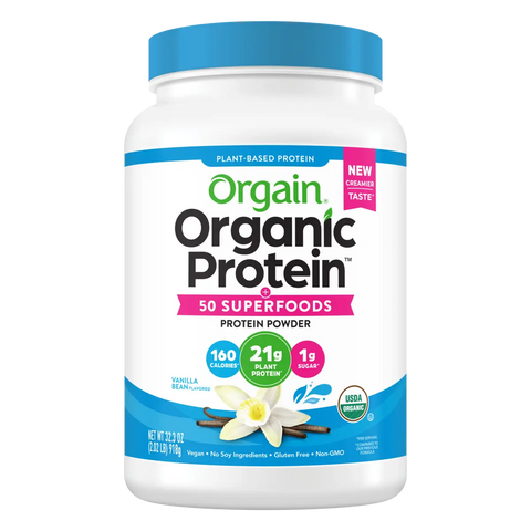 Organic Protein™ & Superfoods Plant Based Protein Powder - Vanilla bean