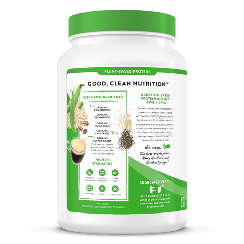 Organic Protein™ Plant Based Protein Powder - Iced Coffee