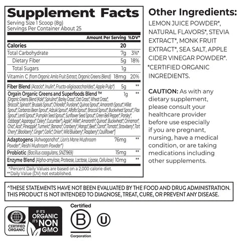Wonder Gut Powder - Strawberry Lemonade