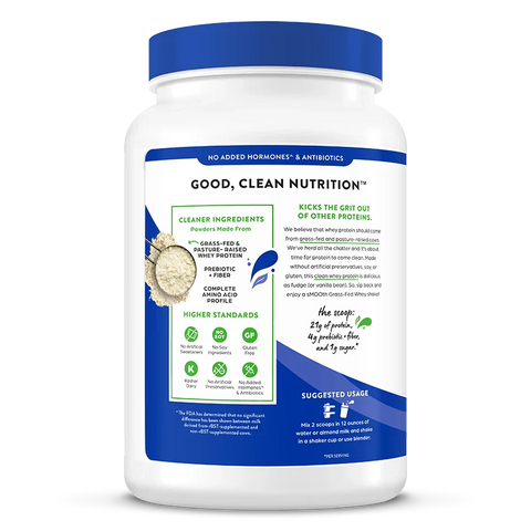 Grass Fed Whey Protein Powder - Creamy Chocolate Fudge