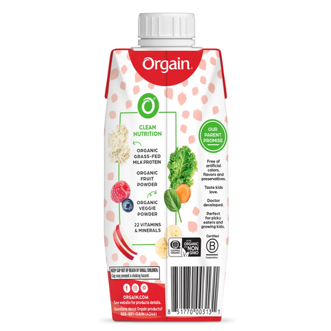 Kids Protein Organic Nutrition Shake - Strawberry